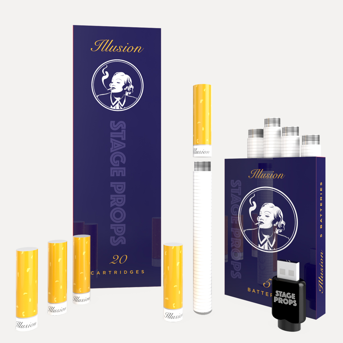 Stage Cigarette Starter Kit for Theatre & Film
