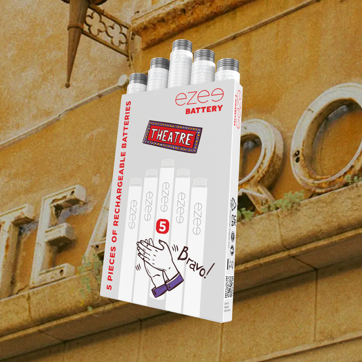 Stage Props Batteries 5 pcs.